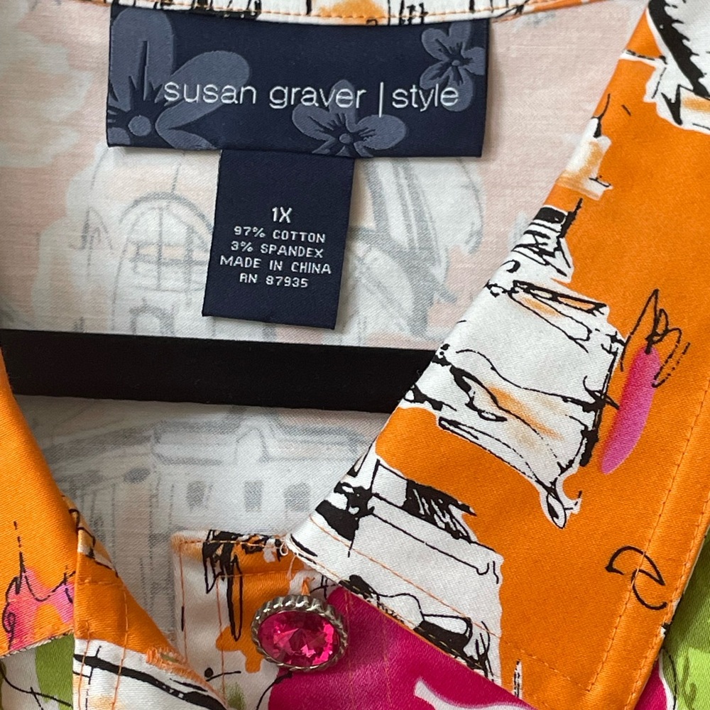 Susan Graver jacket 1x -